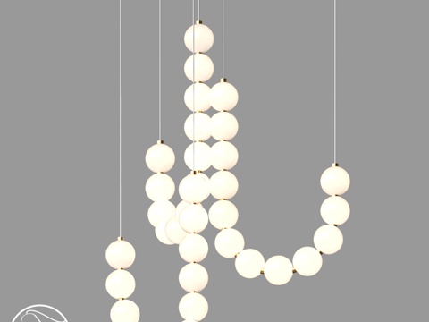  LampsShop.ru L1946 吊灯 Beadus S3d模型 