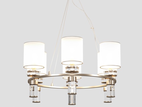  OM 带灯罩吊灯 LH71291, Ambrella3d模型 