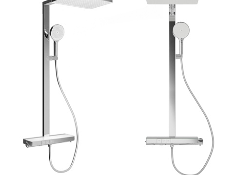  OM淋浴系统 Sancos Vos 带恒温器3d模型 