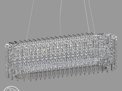 LampsShop.ru L1976 长款雨滴吊灯3d模型
