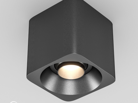  OM灯 SP-ACENTO-S95x95-10W3d模型 