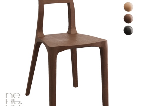  OM餐椅Alan3d模型 