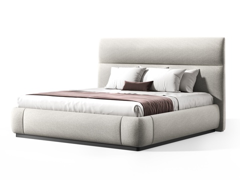  FIFTYFOURMS 经典立方床3d模型 