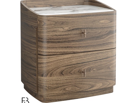  OM床头柜 Fratelli Barri BELMONTE3d模型 