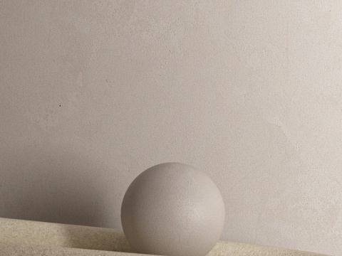  珍珠膏基装饰性涂层涂料3d模型 