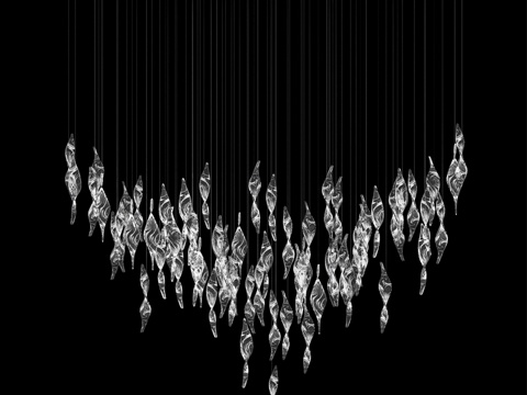  Verde SK-GLASS® 68盏吊灯3d模型 