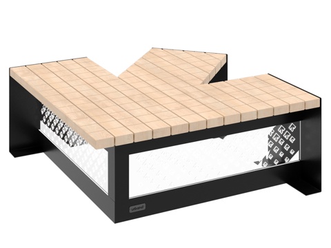  OM长凳VECTOR3d模型 