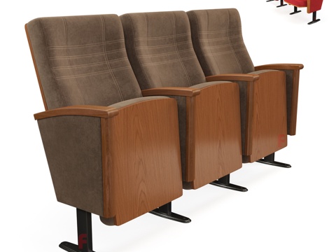  Furnitrade剧院座椅Naples FL3d模型 