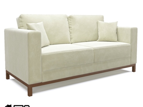  Lux-1沙发，2米框架休闲款。型号f3d模型 