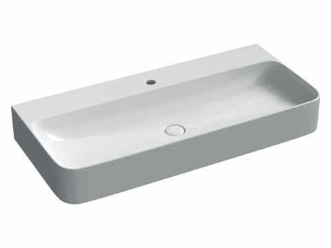  OM AURA系列单孔龙头面盆（无排水孔）3d模型 