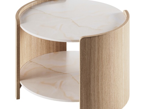  OM Lagom 桌 直径65厘米 高45厘米3d模型 