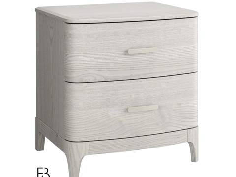  OM床头柜 Fratelli Barri BIANCA3d模型 