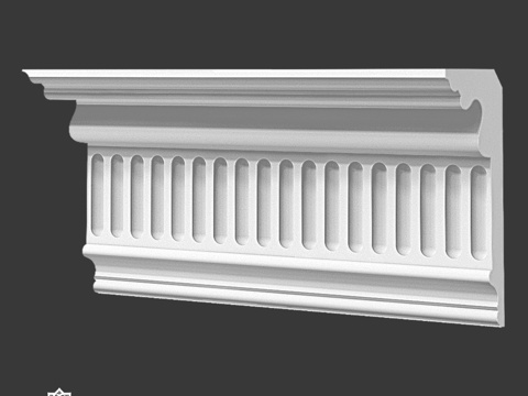  带装饰线脚的檐口 Ka 11473d模型 