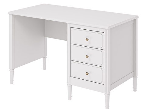  OM办公桌Elit 60×120厘米（白色）3d模型 