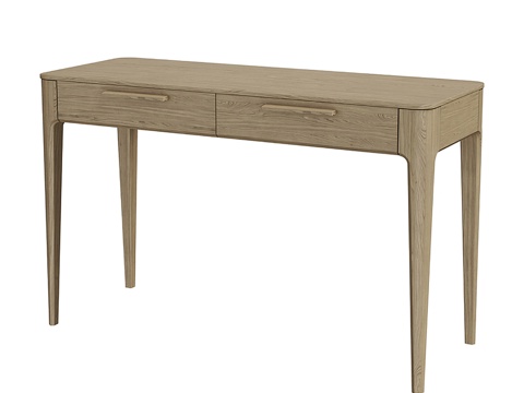  OM 2抽屉款边桌 120 140厘米宽3d模型 