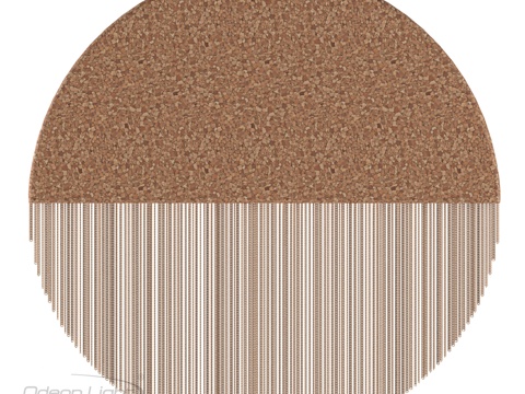  Odeon Light 7073 8WL 软木3d模型 