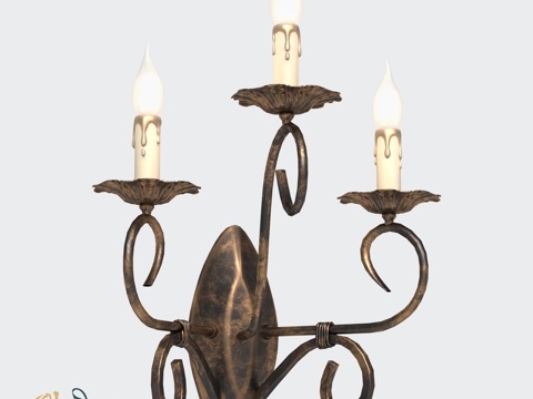 壁灯 RS240 3A 古铜色3d模型