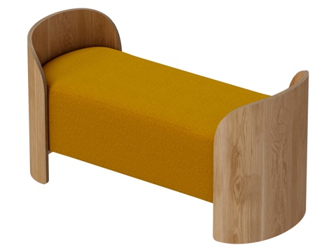  OM Lagom 2长凳3d模型 