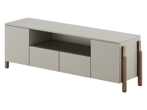  Basic 带壁龛电视柜，宽170厘米3d模型 