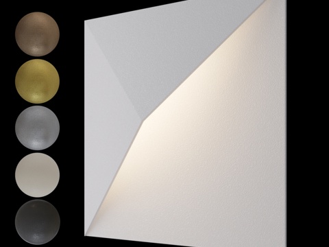  阶梯灯 S1802. 现代嵌入式灯具 ICE OM3d模型 