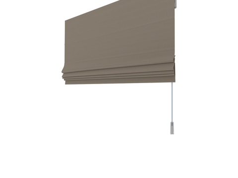  窗用微型罗马帘3d模型 