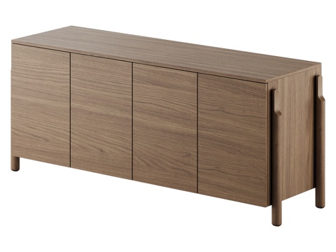  OM 柜 Basic 4门 170cm3d模型 