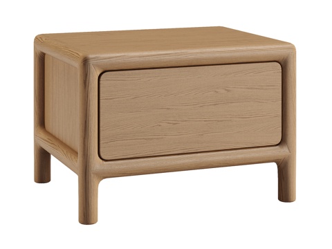  金翅雀木业莫雷拉托床头柜3d模型 