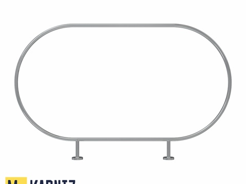  浴室窗帘杆 Mr.KARNIZ 椭圆形3d模型 