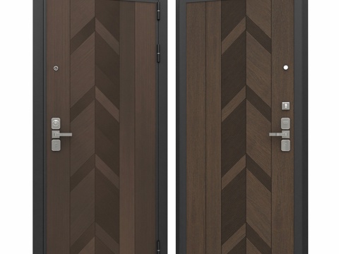  Guardian入户门，Vaiya03饰边3d模型 