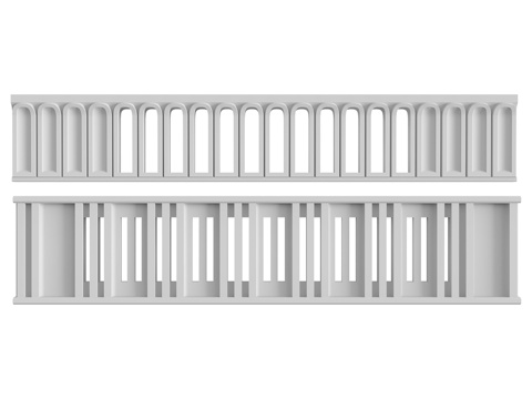  通风饰带15号与16号3d模型 