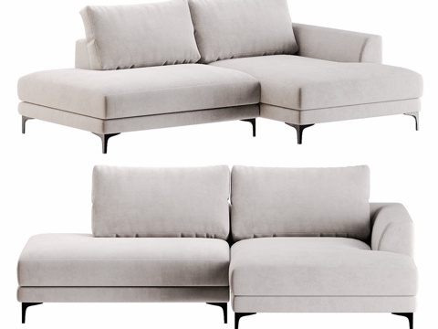  OM 工业风迷你Kalibroom转角沙发3d模型 