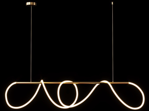  吊灯 10388P B 黄铜 LOFT IT 螺纹3d模型 