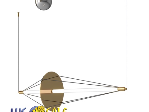  OM线性吊灯Lussole LSP-7441, LSP-743d模型 
