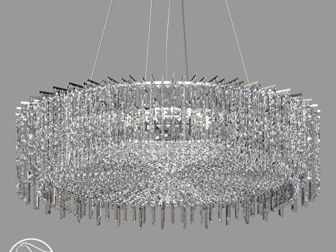  LampsShop.ru L1975 雨滴吊灯3d模型 