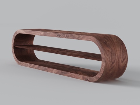  带搁板的基座循环款 185 cm OM3d模型 