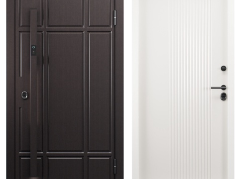  9号法尔科入户门3d模型 