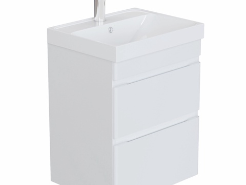  OM Slim 50梳妆柜配Flash Mini 50水槽3d模型 