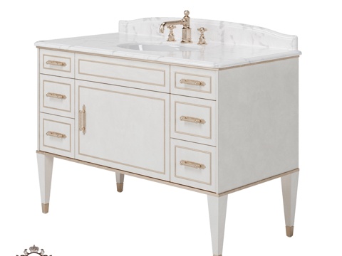  (OM) 浴室柜 Meilin Romano Home3d模型 