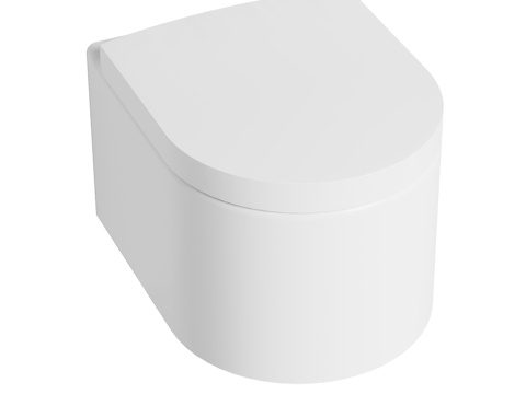  GEMELLI带盖座马桶3d模型 