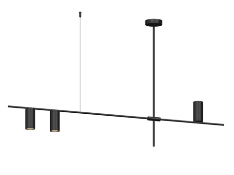  Riya 黑色水晶吊灯 07621-3,193d模型 