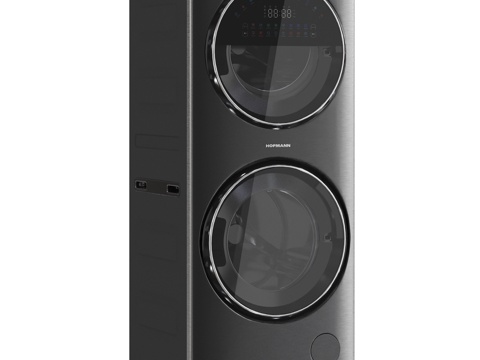  霍夫曼洗衣机3d模型 