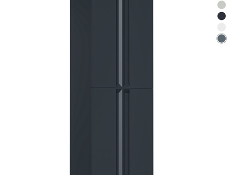  艾伦布劳日蚀60 1.E1006.AM高柜，哑光3d模型 