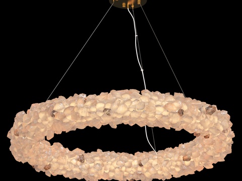  OM Gemma 萤石800毫米吊灯FL1156-8P3d模型 