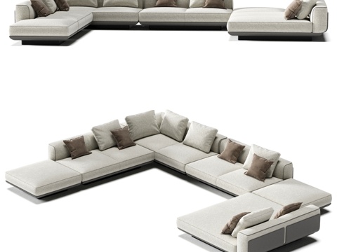  FIFTYFOURMS Eden 12 模块化沙发3d模型 