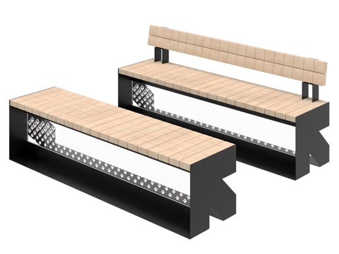  OM长凳2 VECTOR3d模型 