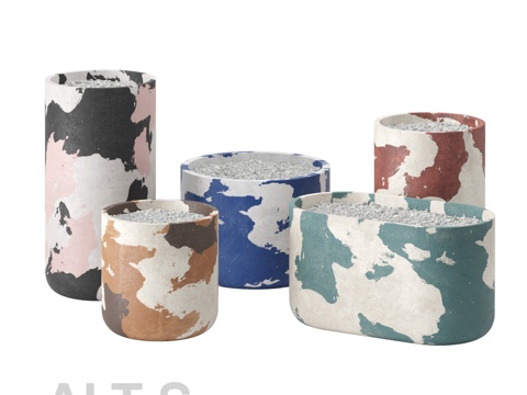  Om Alt-S 花盆 CYLINDER RT3d模型 