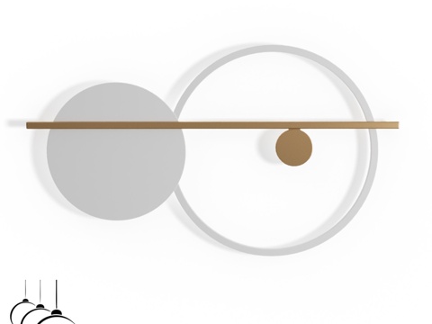  OM Inodesign 圆形白色 44.46803d模型 