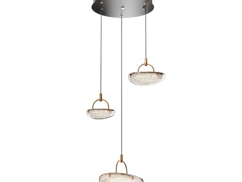  吊灯 MODELUX MS.2326.3 BK3d模型 