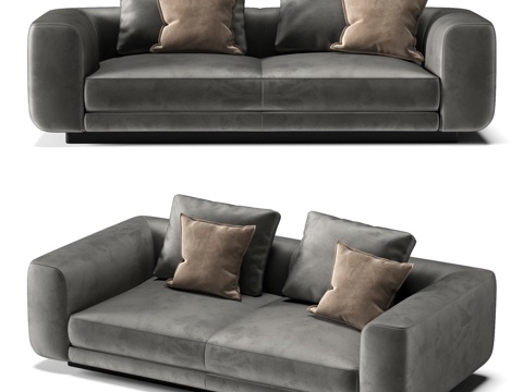  FIFTYFOURMS Harmonia 18 模块化沙发3d模型 