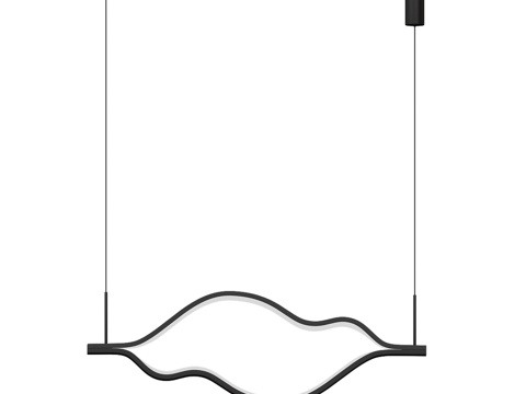  林恩吊灯黑色08258-100,19P3d模型 